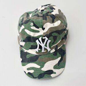 Camo Baseball Hat New York Yankees x Budweiser Camouflage SnapBack Cap Casual